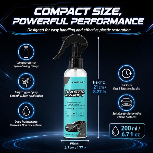 QIFOR Plastklarner - 6.7FL OZ