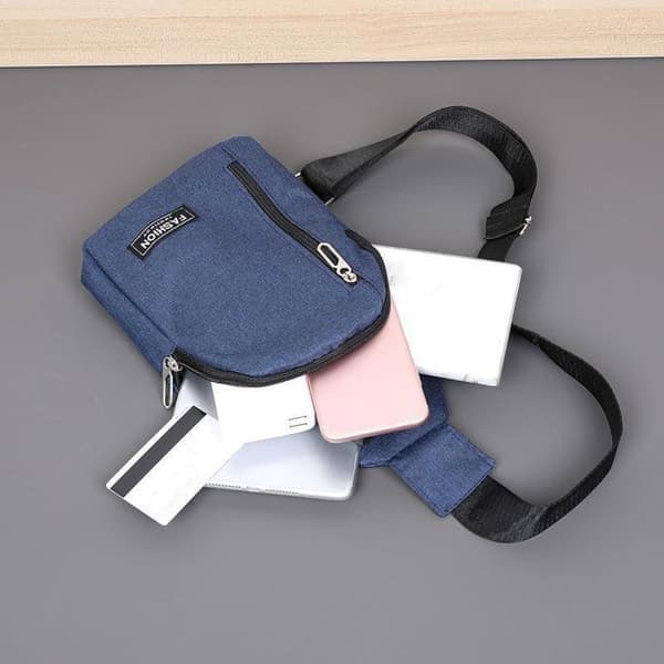 Axelremsväska Crossbody-väska, Grå Grey