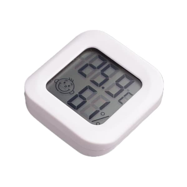 Digital LCD indendørs hygrometer termometer fugtighedsmåler rum