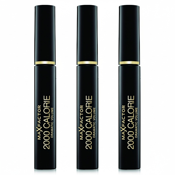 3-pack Max Factor Calorie Mascara 2000 Svart 9ml