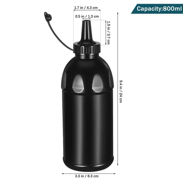 800 ml spilflaske legetøjsopbevaringsbeholder kugleholder