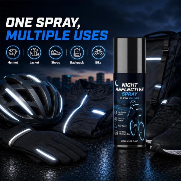 Nattreflekterende spray 100ml spraymaling fluorescerende maling 1 PCS