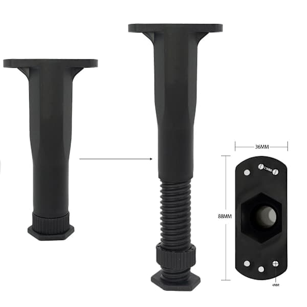 Justerbare møbelben 20-37 cm