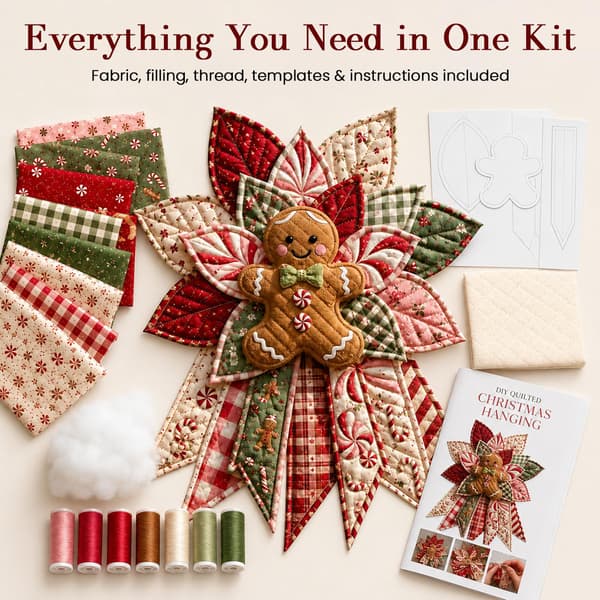 Daily Partner Quilted juleophæng DIY sykit (3 stk.) 3PCSA
