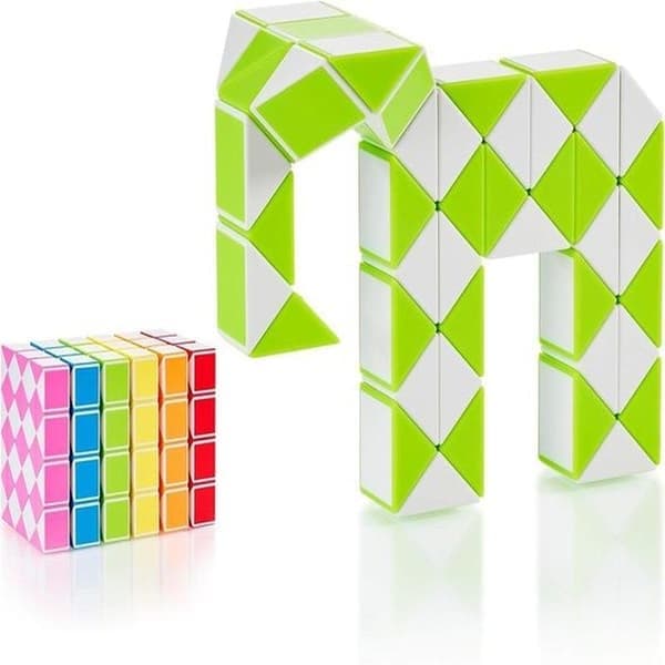 CUBIDI Magic Snake 48 palalla, pulmapeli lapsille ja aikuisille, täydellinen