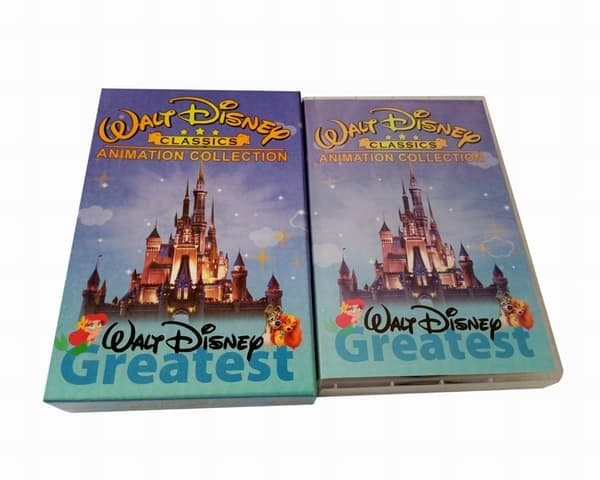 Disney animerede filmsamling (12 DVD'er) med engelsk lyd og undertekster