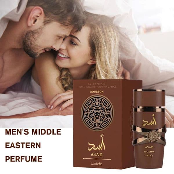 Lattafa Asad Bourbon Eau De Parfum Spray til mænd og kvinder 100 ml
