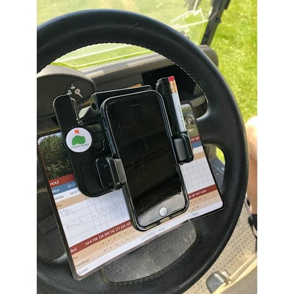 Golfvognsrat telefonholder/Scorecard Pro