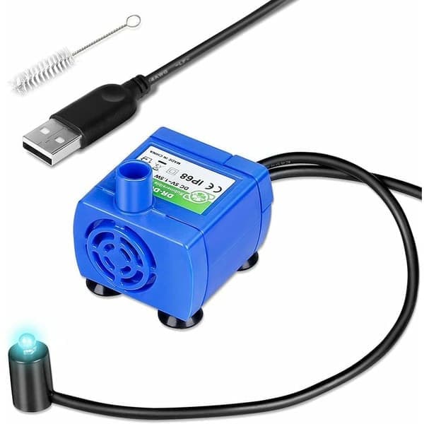 Kattvattenfontänpump, DR - DC160 Uppgraderad Kattvattenfontänpump, Motorbyte