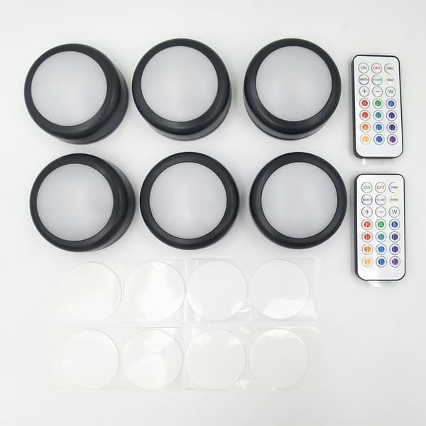 LED-kohdevalot 13 väriä himmennin kaukosäädin 6 kpl 6-Pack