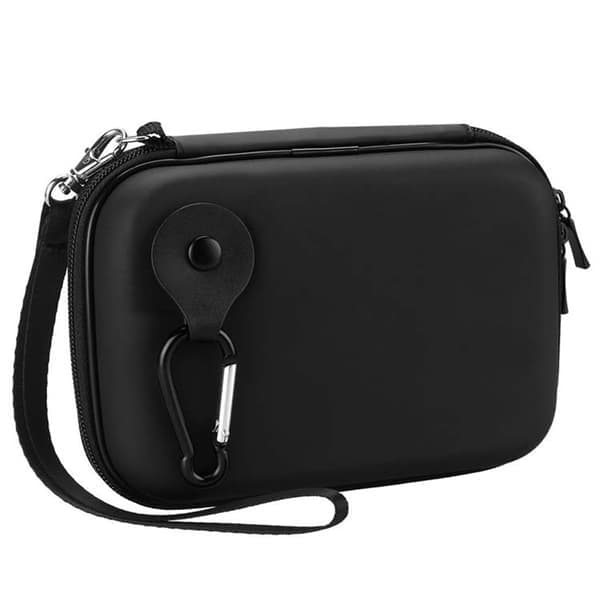 Stødsikkert sort beskyttelsesetui / hardcase / taske / harddiskcover til 2,5” bærbar ekstern harddisk