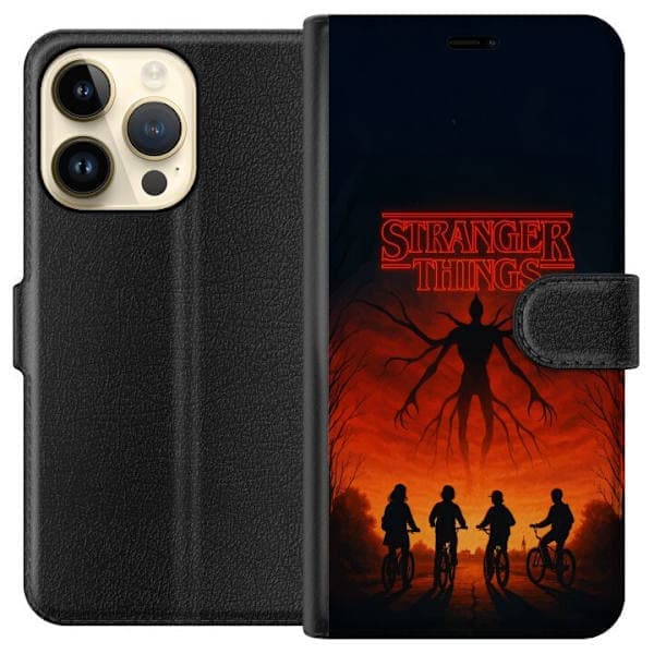 Kompatibelt Plånboksfodral för Apple iPhone 14 Pro Stranger Things Plånboksfodral Plånboksfodral
