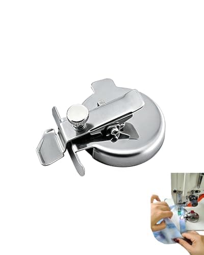 Rund magnetisk sømguide, justerbar symaskin rettlinjemarkør