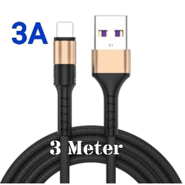 3m - Lightning 3A - / kaapeli / latauskaapeli / pikalataus