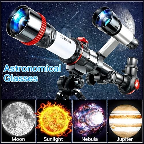 Vitenskapelig eksperiment astronomisk teleskop for barn Flerfarget W43