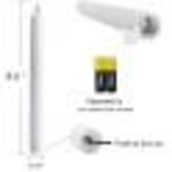 LED-kruunuvalot 2 kpl. - Valkoinen