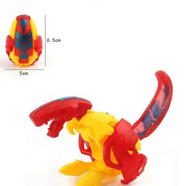 Transformerende Dinosaur Egg Leke, Dyre Deformasjon Egg Figurer, Dinosaur Action Leke for Barn 5pcs