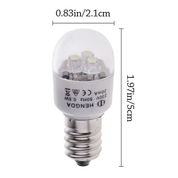 2 stk. elektrisk symaskinelampe LED
