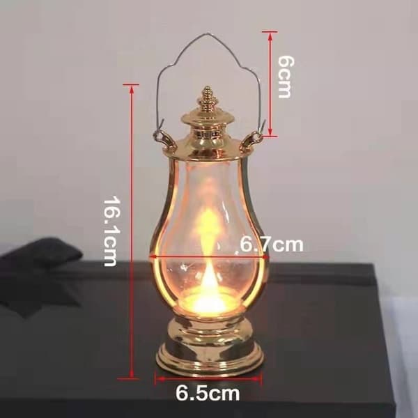 LED-lyhty, musta black black