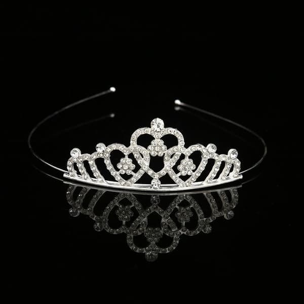 Bryllupstiara i krystal dronning prinsessekrone, C C C