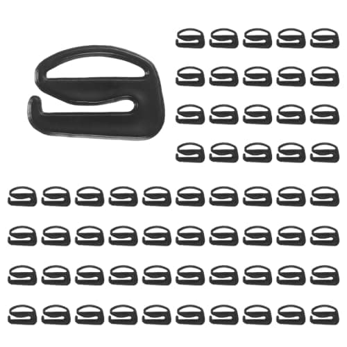 MECCANIXITY BH-kroker for stropper, 9-formede BH-kroker erstatning 6mm / 100 Black