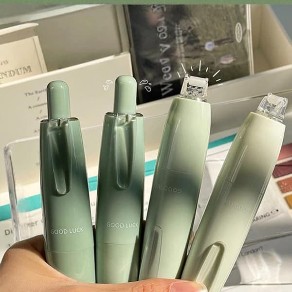 Gradient Pen Formet Prik Limstift, Klar Solid Limpen til Børn DIY Håndværk, Skoleelev Håndlavet Klæbemiddel, Flere Pakkemuligheder