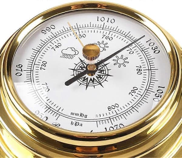 Analog väderstation - Barometer, termometer, hygrometer 4 delar