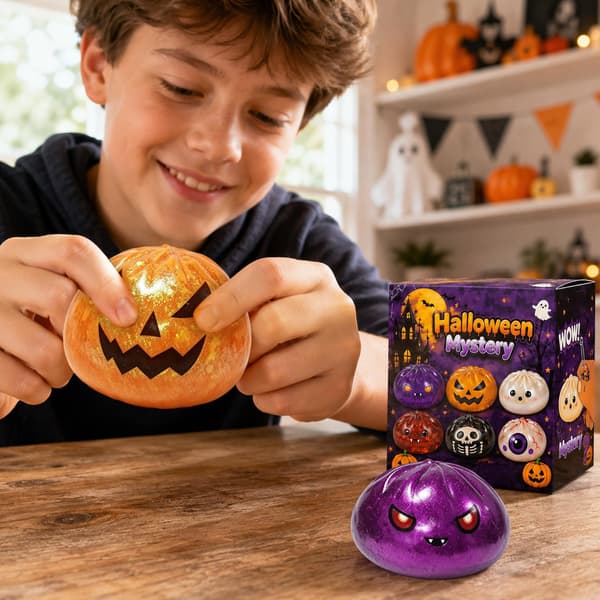 Halloween Squishies Dumpling Squishies Legetøj med Damper, #10 #10