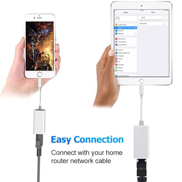 Lightning til Ethernet-adapter for iPhone og iPad - for iOS 1
