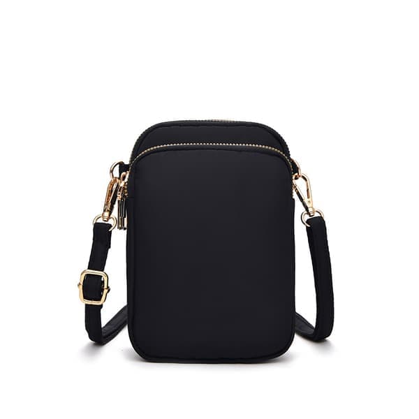 Sort Crossbody Telefon Taske