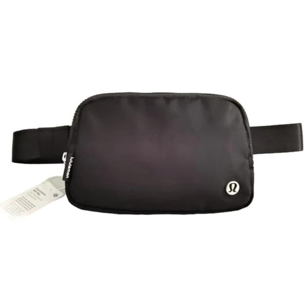 Midjeväska, unisex, svart Black