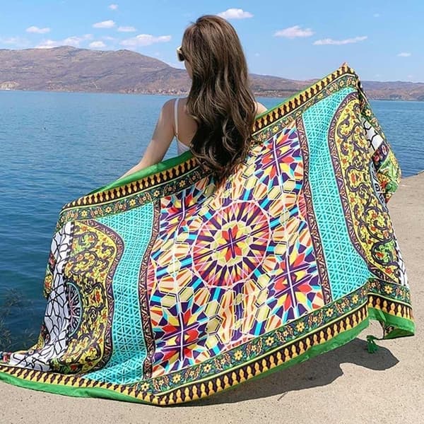 90x180cm Rantahuivi Bandana, 2, Koko 2 2 2