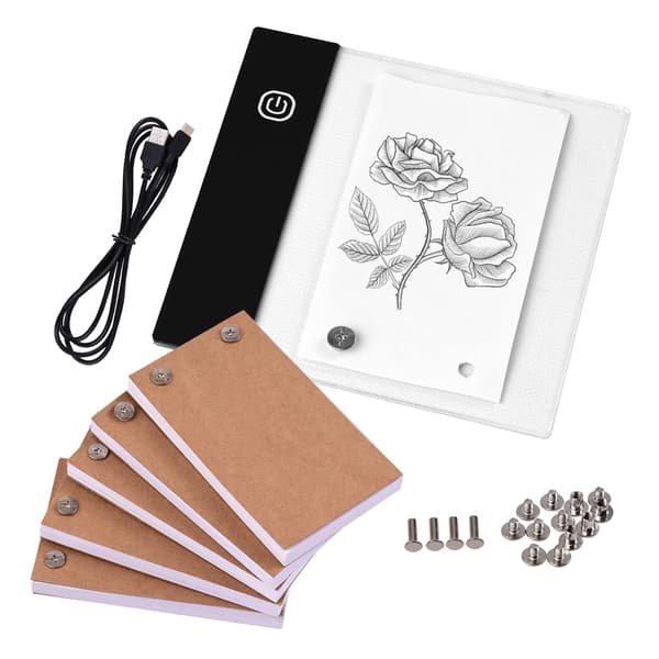 SENECESLI Flip Book Animationssæt med lysboks, Tracer Light Pad med