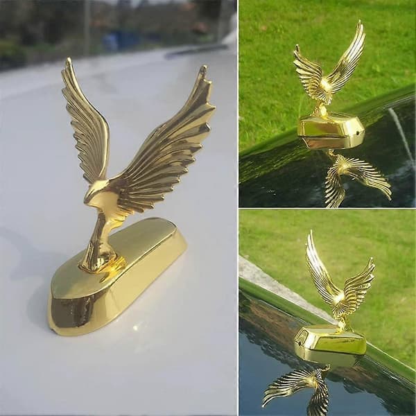 Bil Örn Emblem Prydnad Dekoration Huv 3D Örn Emblem Modifiering, A A
