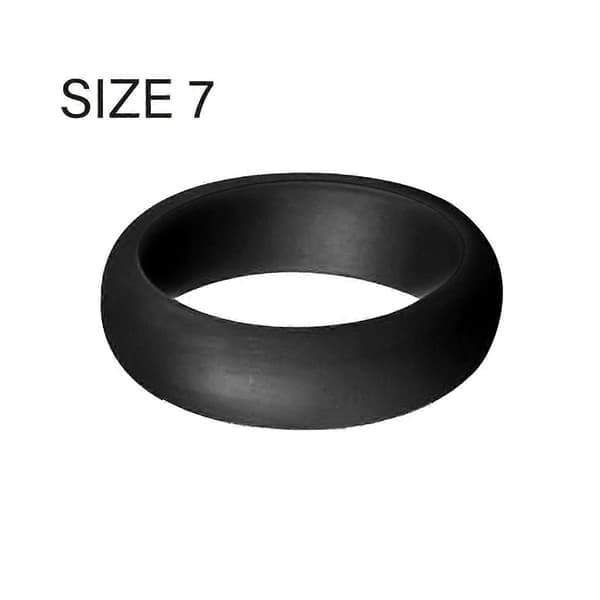 5,7 mm populära silikonringar unisex, coola silikonvigselringar för utomhussport