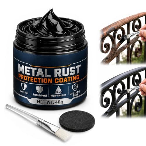 Metal Rustbeskyttelse Sort Reparationspasta til Husholdningsmetaloverflader (2 stk.) 2pcs