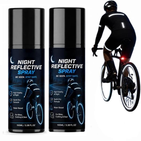 Nattreflekterende spray, klar reflekterende spraymaling 100ML 2pack