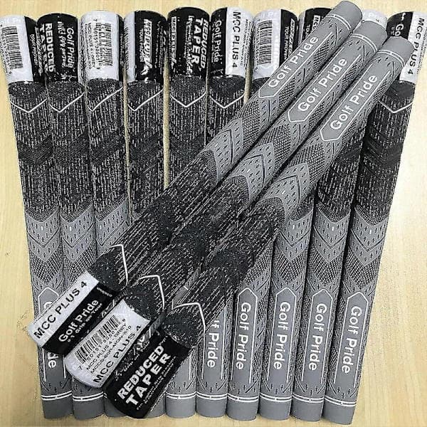 13 st Golf Pride MCC PLUS 4 Golfgrepp Standardstorlek Mellanstor Grå, CJY Grå-FX- Grå Grå Mellanstor Grey Midsize