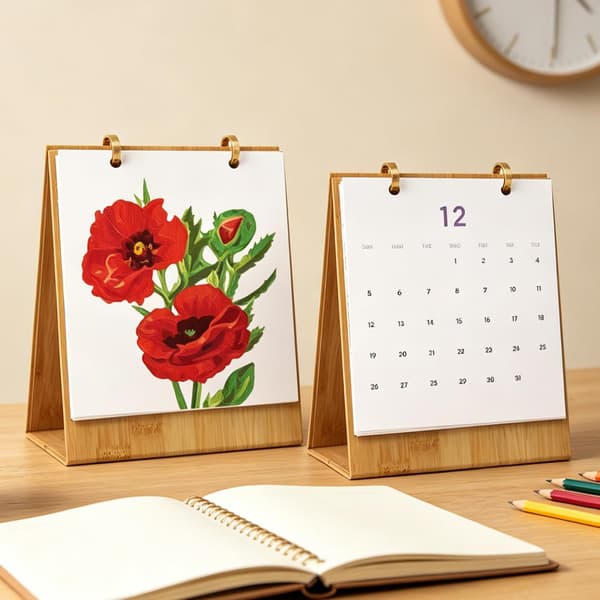 Lnjsipam Mal efter Tal Kalender 2027 - Blomstermaleri med Tal som Gave Flower