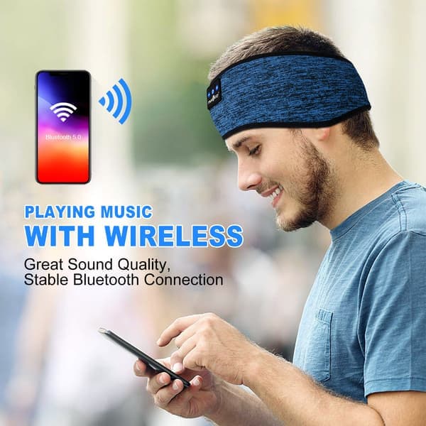 Bluetooth-urheilukuulokkeet unimaski langattomat kuulokkeet Bluetooth 5.0 harmaa