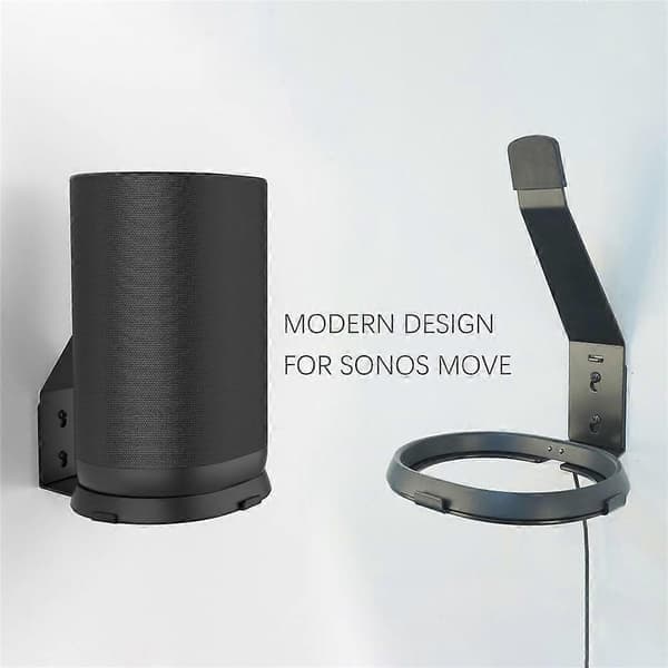 För Sonos Move 2 / Move Väggfäste Metallfäste Platsbesparande Högtalarhållare Stativ