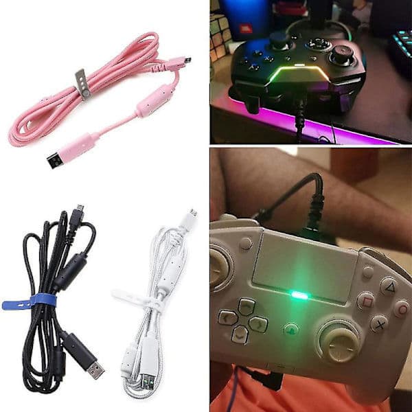 USB-kabeludskiftning til Razer Wildcat / Razer Raiju PS4-spilcontroller