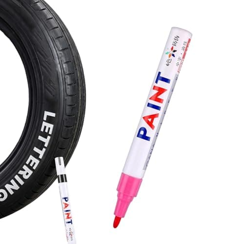 Oljebaserad däcktext och DIY-detaljpenna vattentät Pink