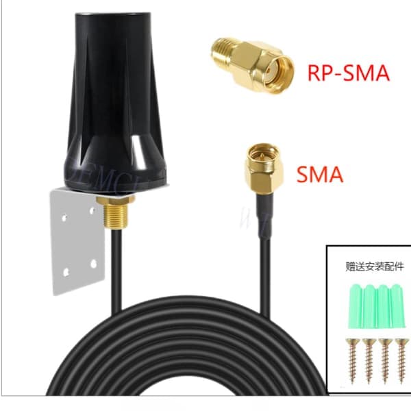 5G Antenne 4Gnb Modul Håndtering 2.4G Wifi Iot Smart Terminal Antenne med SMA Adapterkabel