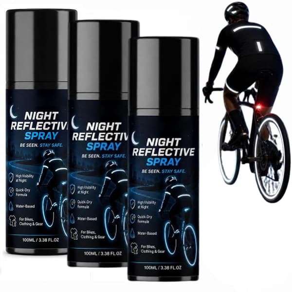 Nattrefleksspray, klar refleksspraymaling 100ML 3pack