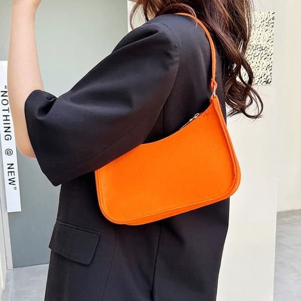 Skulderveske, oransje Orange