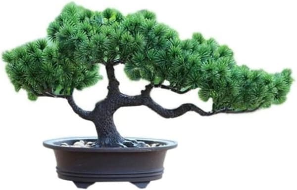 Kunstige planter - Kunstig furu - Bonsai dekorasjon simuleringstre