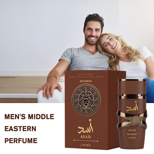 Lattafa Asad Bourbon Eau De Parfum Spray til mænd og kvinder 100 ml
