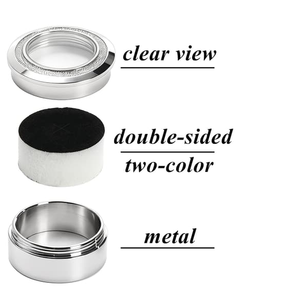 Tebery 4 st metall lösa diamant ädelsten displayfodral, liten pärlhållare