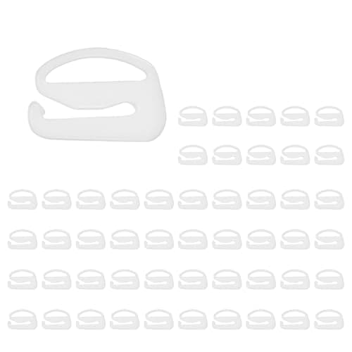 MECCANIXITY BH-kroker for stropper, 9-formede BH-kroker erstatning 10mm / 50 White